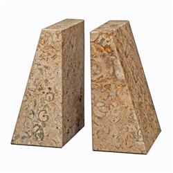 Be20-fs Zeus Bookends, Fossil Stone