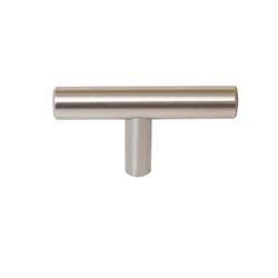 205682 Stainless Steel T-pull Cabinet Knob - 1.5 In.