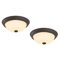 579151 Hays Led Ceiling Lights, Oil Rubbed Bronze - Pack Of 2