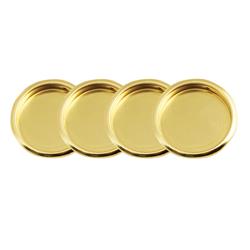 2.12 In. Closet Finger Pull, Polished Brass - Pack Of 4