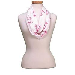UPC 804879000228 product image for Design Imports ANCH20-PNK Anchors On White Infinity - Pink | upcitemdb.com