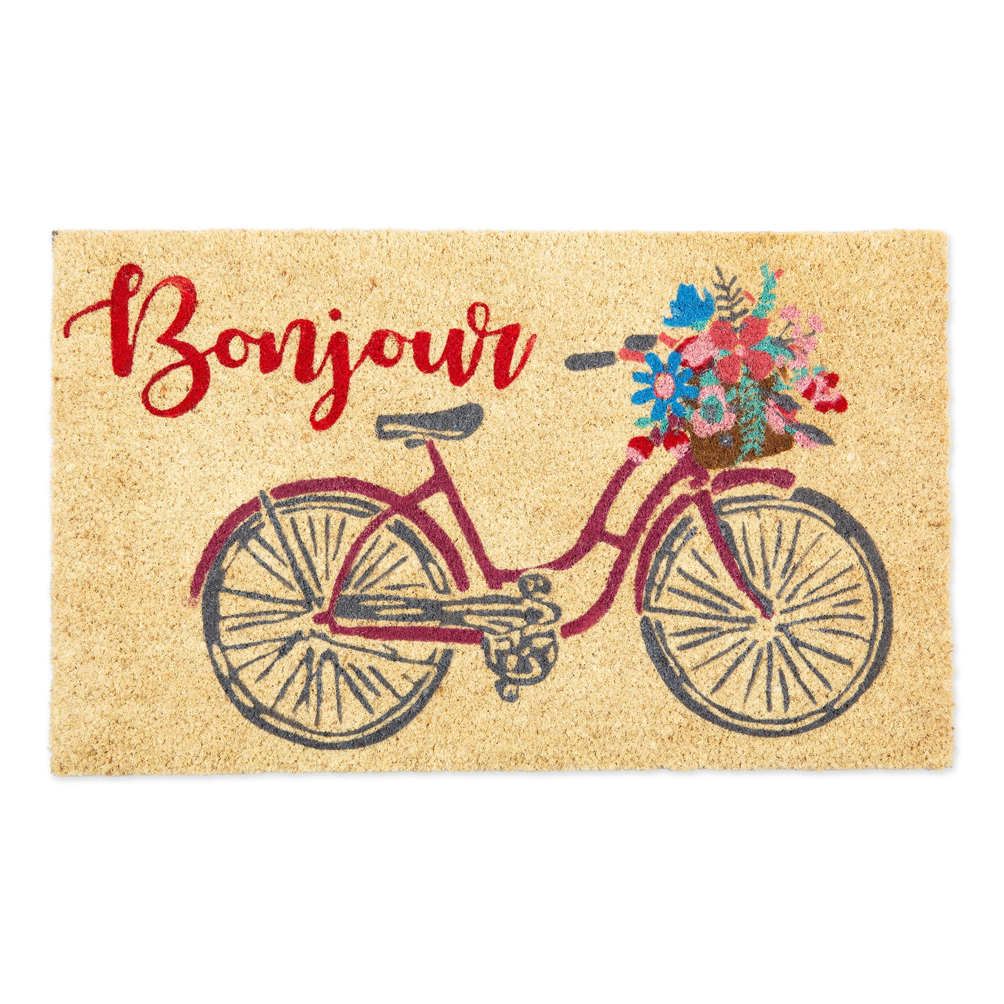 Design Imports Camz11125 18 X 30 In. Bonjour Bike Doormat