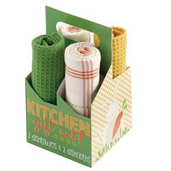 Design Imports Camz10846 Spring Garden Kitch Dishtowel Gift Set