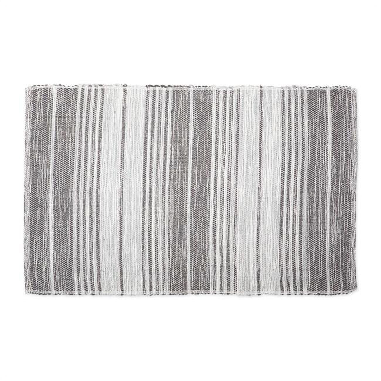 Design Imports Camz11090 Variegated Gray Recycled Yarn Rug, 2 X 3 Ft.