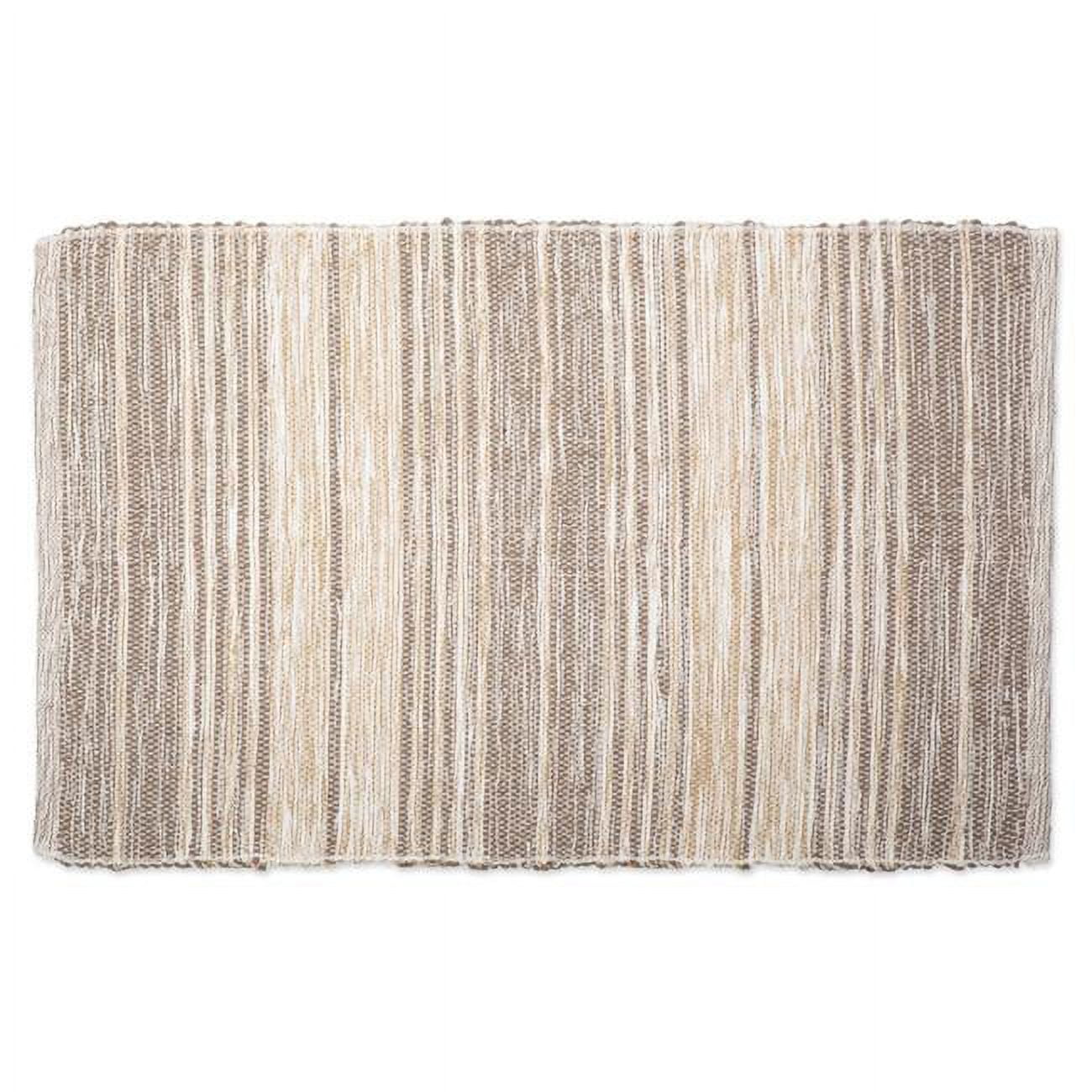 Design Imports Camz11091 Variegated Stone Recycled Yarn Rug, 2 X 3 Ft.