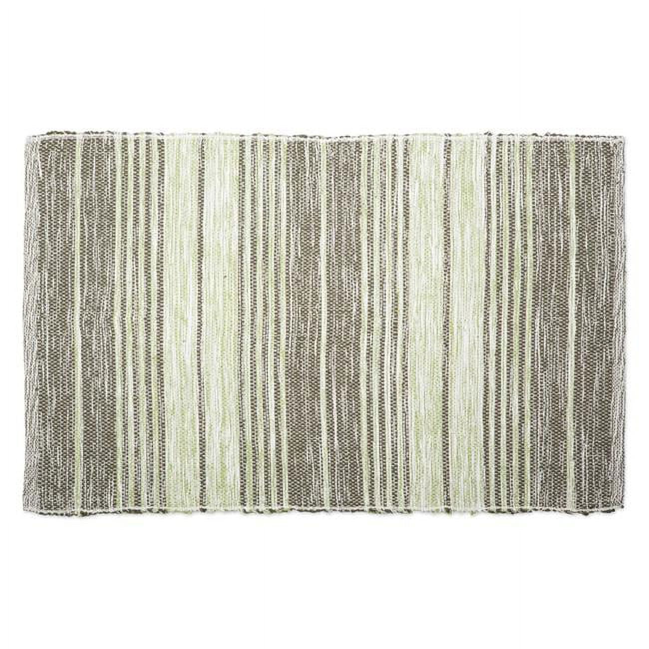 Design Imports Camz11092 Variegated Artichoke Recycled Yarn Rug, 2 X 3 Ft.