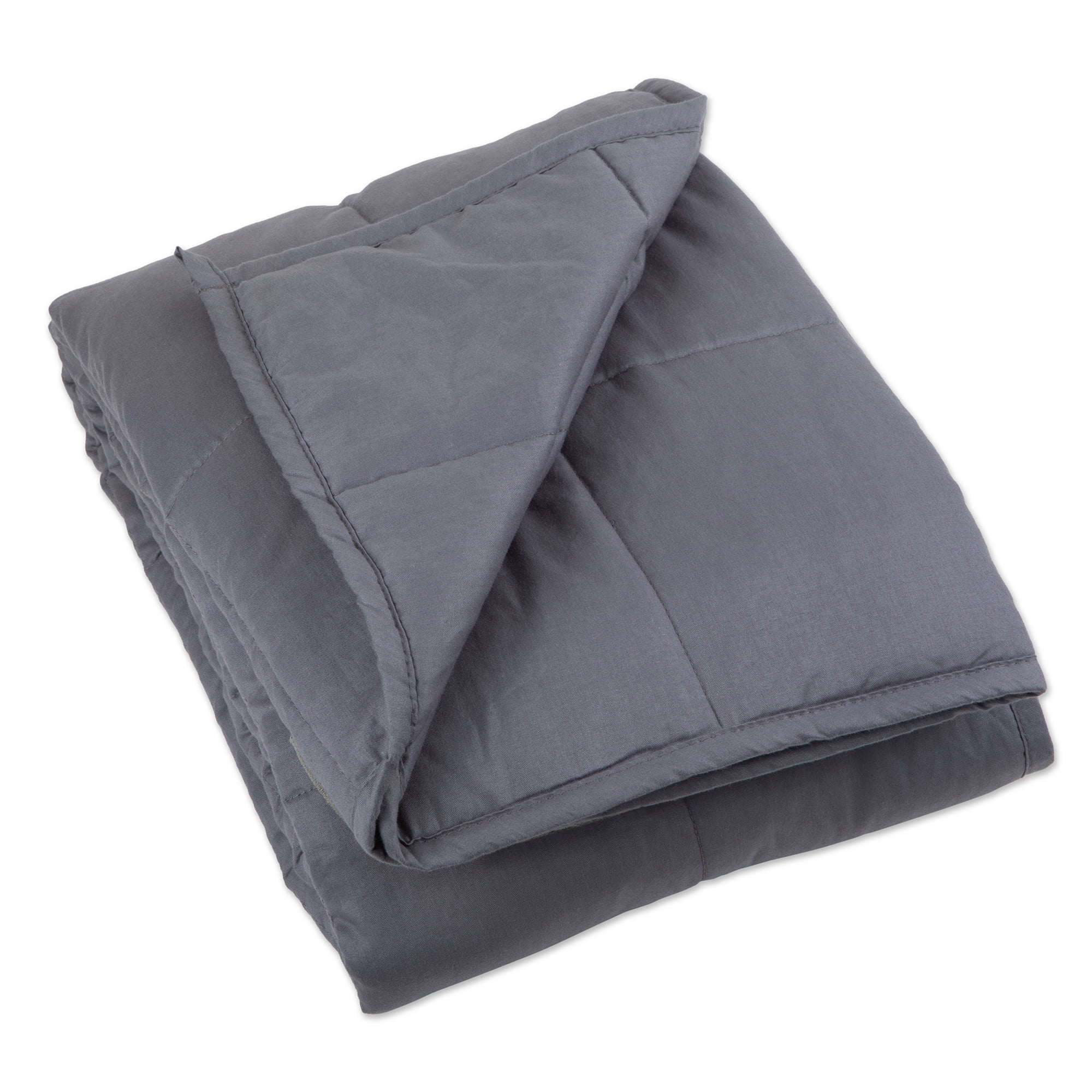 Z02285 15 Lbs Weighted Blanket, Grey - 48 X 72 In.
