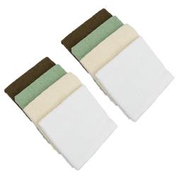 Design Imports Camz74198 Assorted Color Natural Barmop Dishcloth - Set Of 8