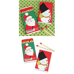 9244499 2.25 X 1.375 In. Christmas Holiday Matchboxes - Set Of 50