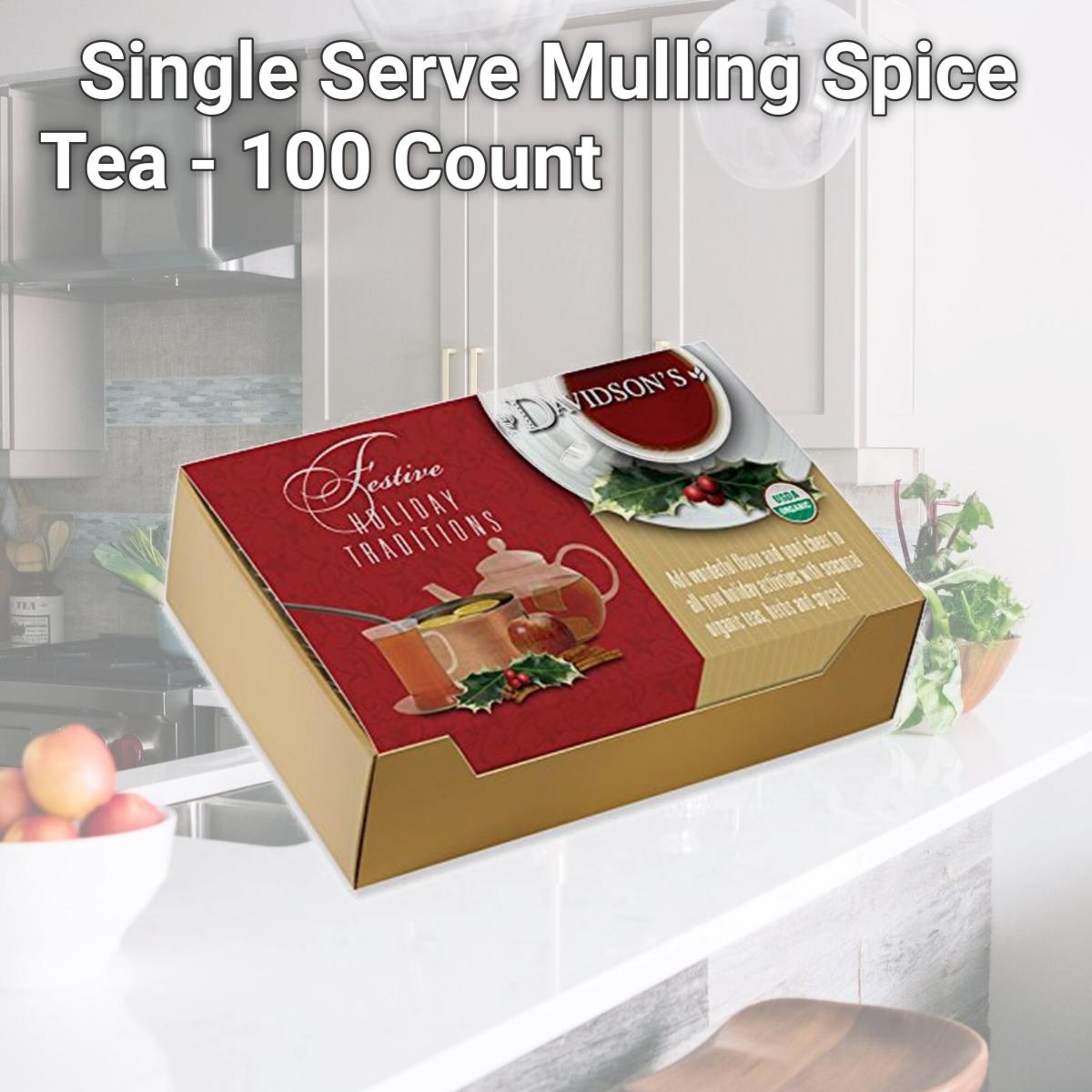 Picture of Davidsons Organics 17 Single Serve Mulling Spice Tea - 100 Count