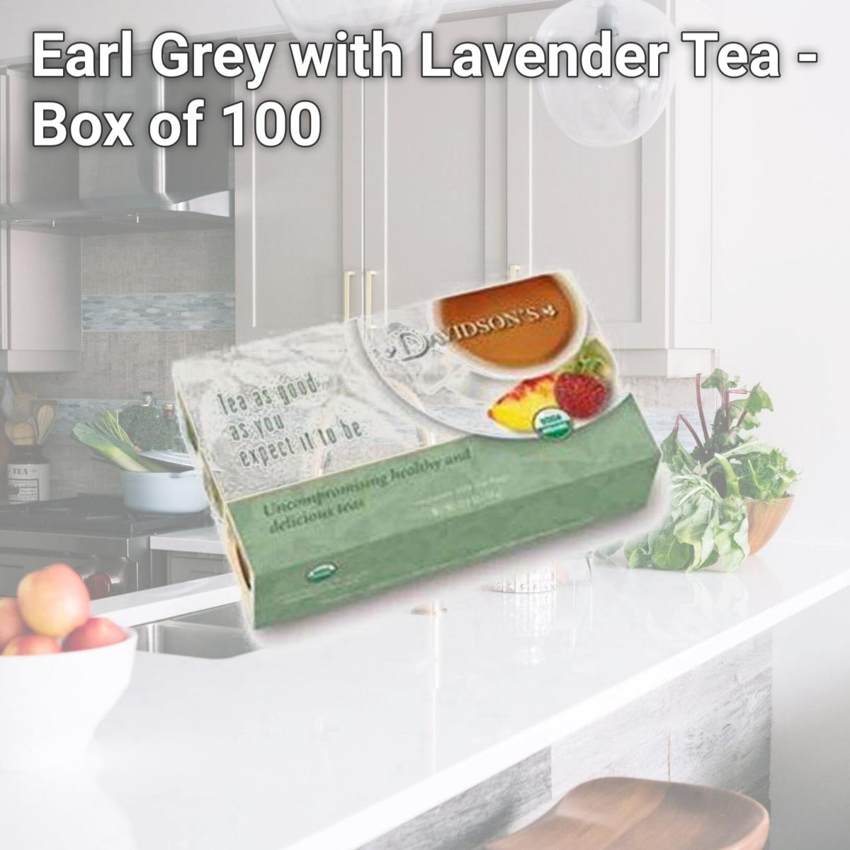 Picture of Davidsons Organics 193 Earl Grey with Lavender Tea - Box of 100