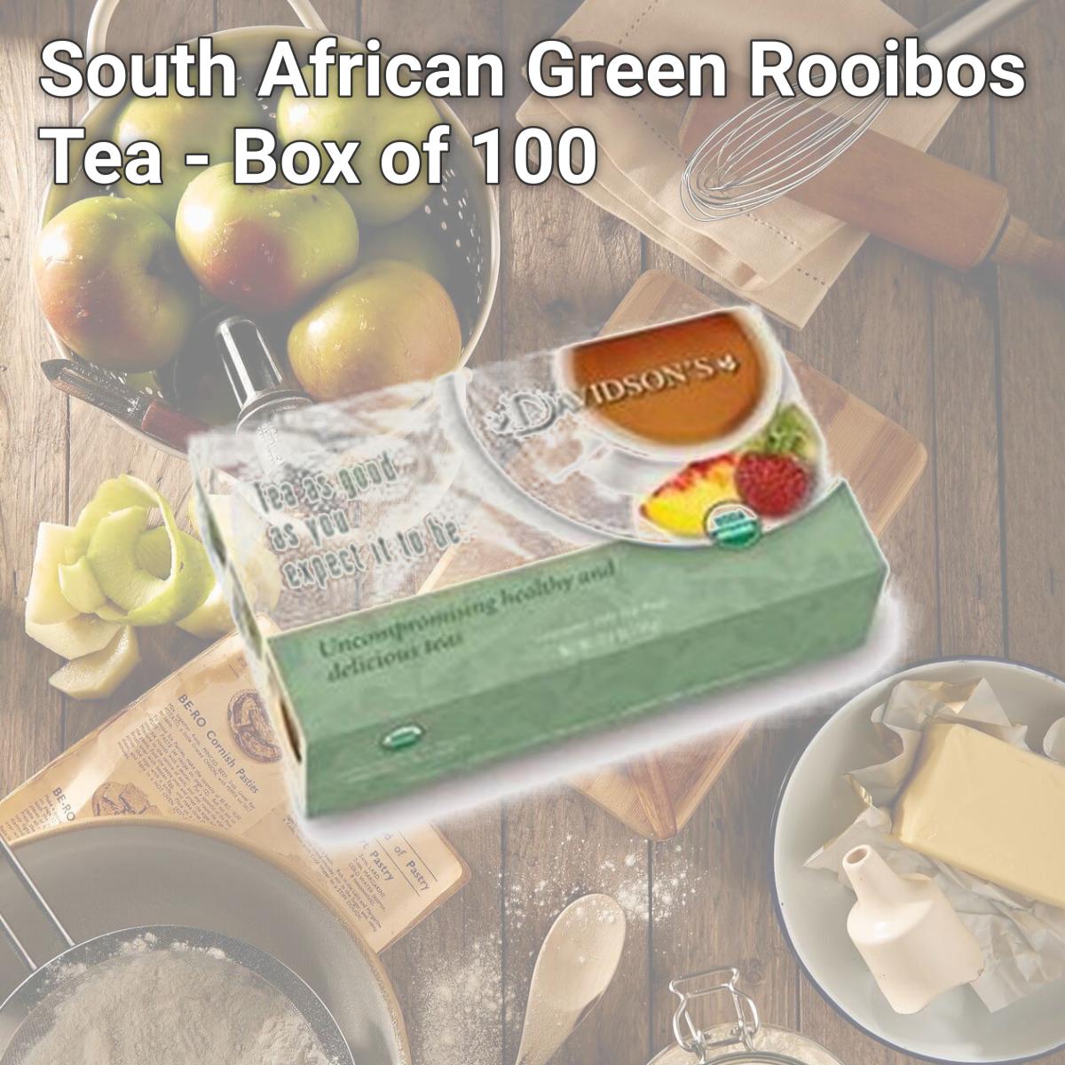 Picture of Davidsons Organics 205 South African Green Rooibos Tea - Box of 100