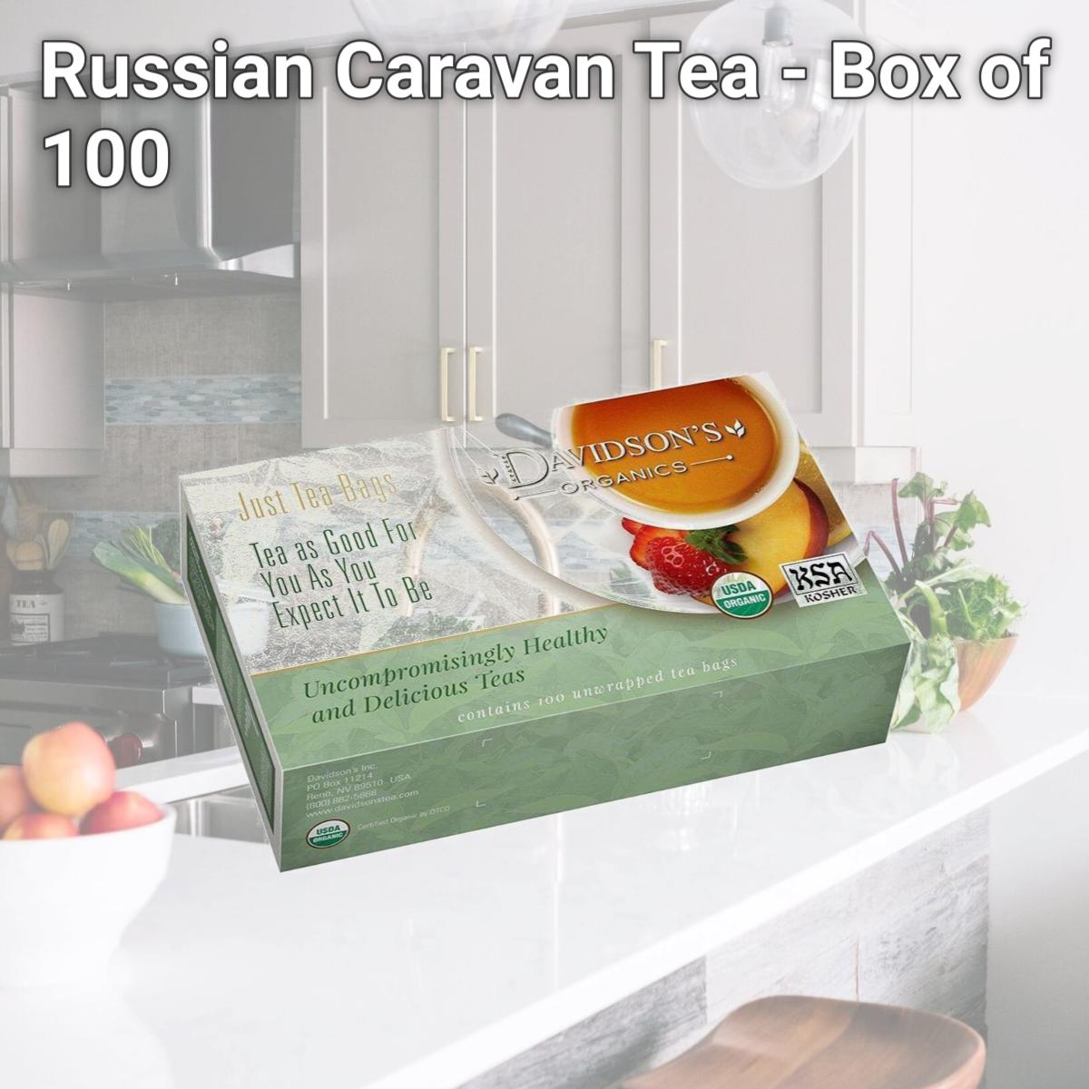 Picture of Davidsons Organics 238 Russian Caravan Tea - Box of 100