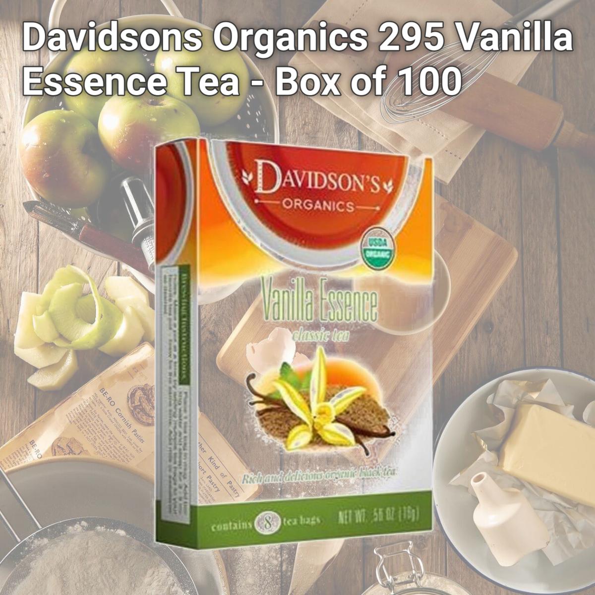 Picture of Davidsons Organics 295 Vanilla Essence Tea - Box of 100
