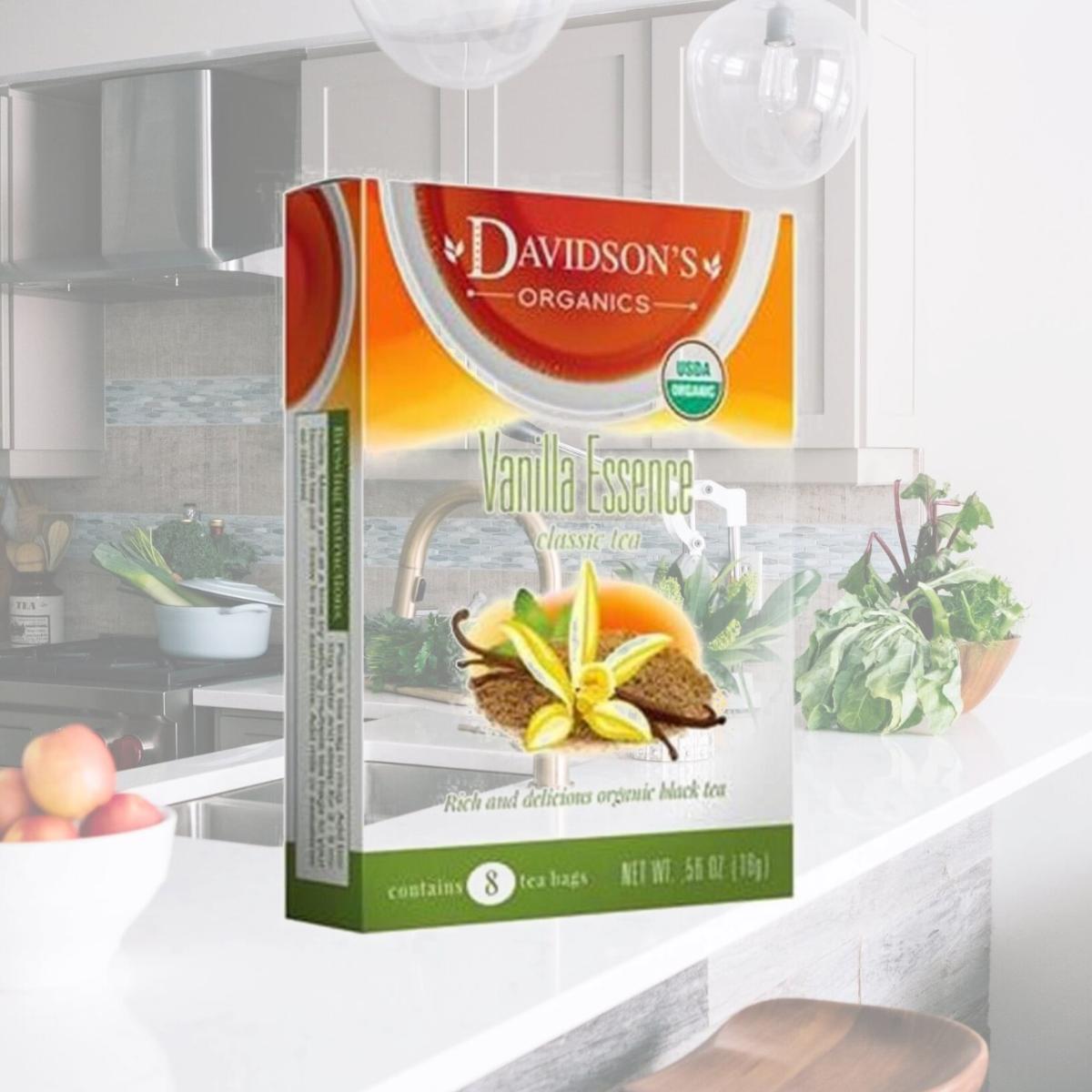 Picture of Davidsons Organics 295 Vanilla Essence Tea - Box of 100