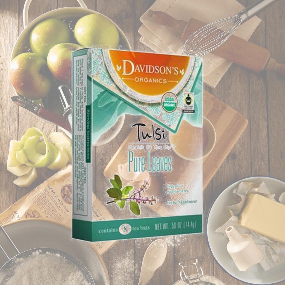 Picture of Davidsons Organics 1108 Single Serve Tulsi Pure Leaves Tea - 100 Count