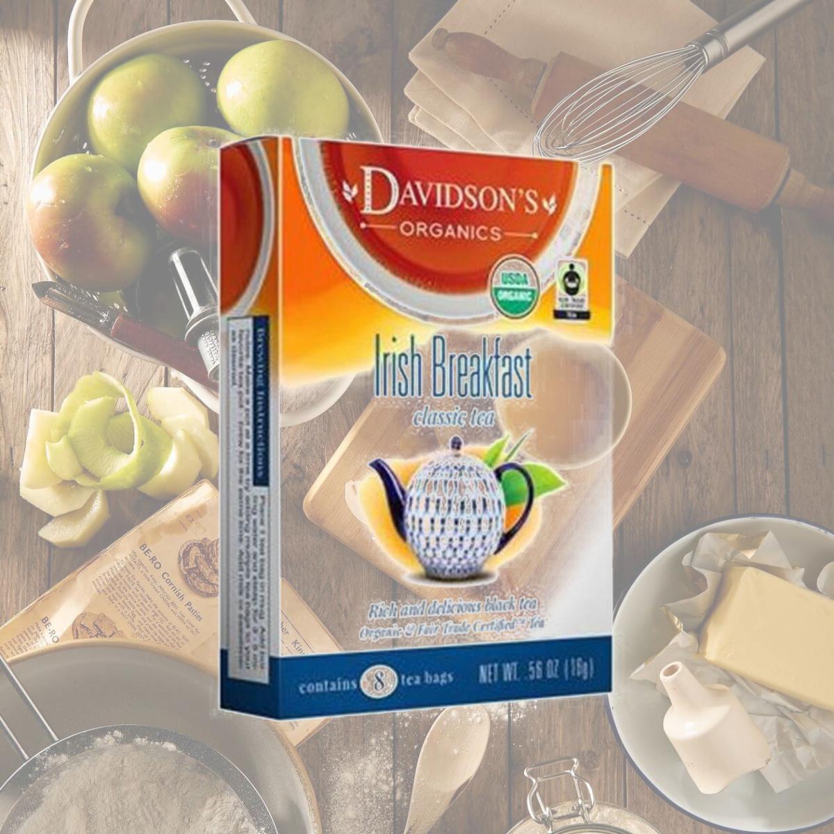 Picture of Davidsons Organics 1133 Single Serve Irish Breakfast Tea - 100 Count