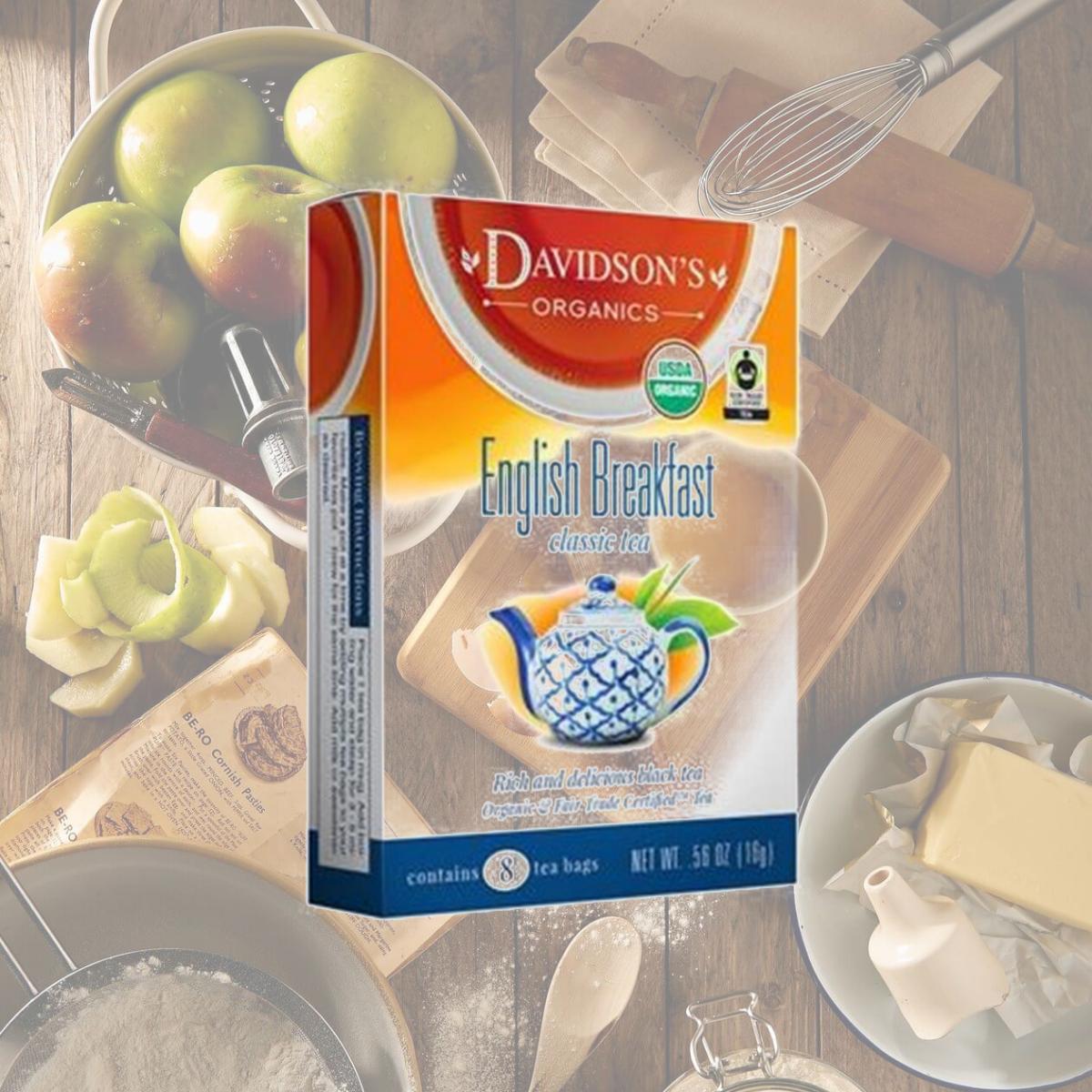 Picture of Davidsons Organics 1138 Single Serve English Breakfast Tea - 100 Count