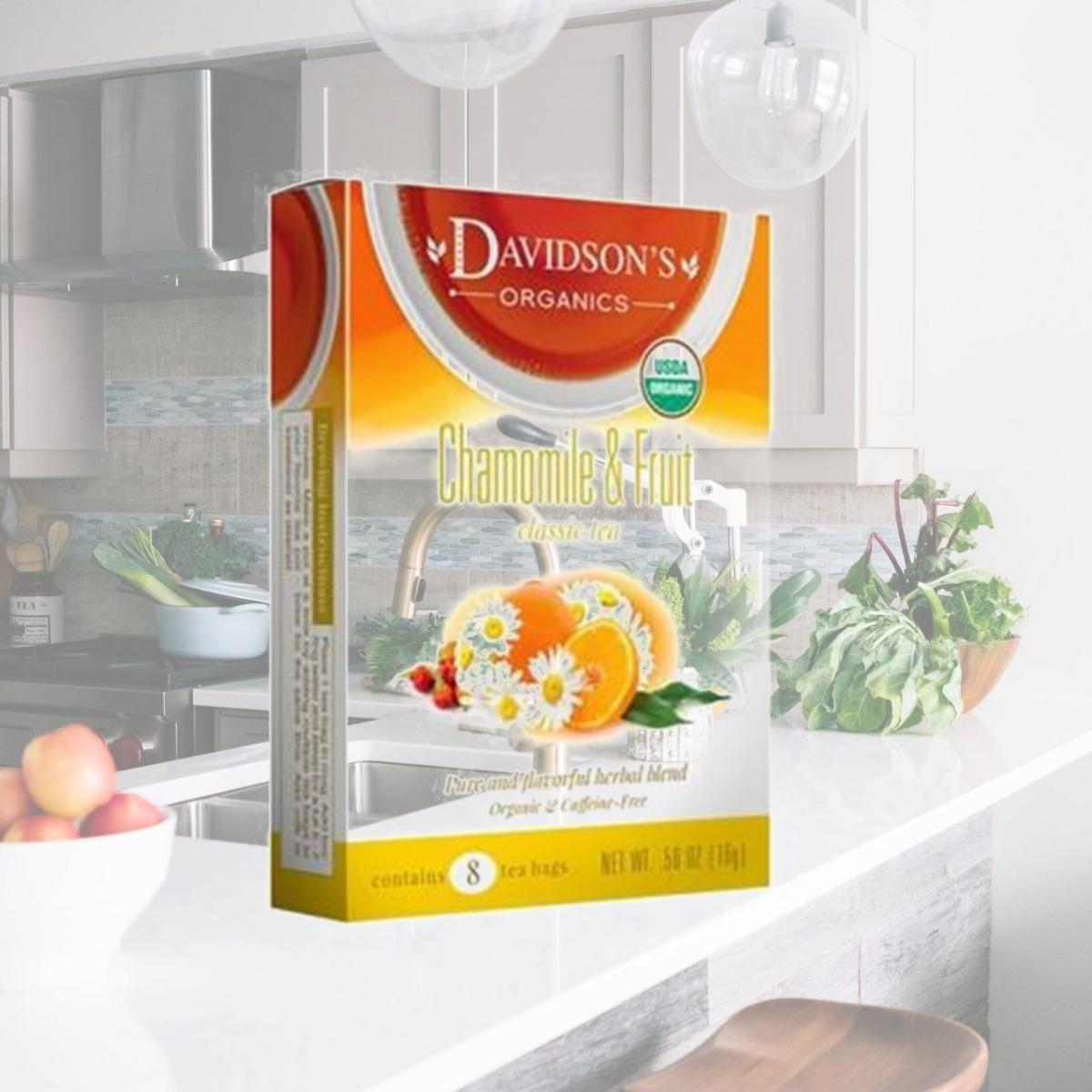 Picture of Davidsons Organics 1148 Single Serve Chamomile & Fruit Tea - 100 Count