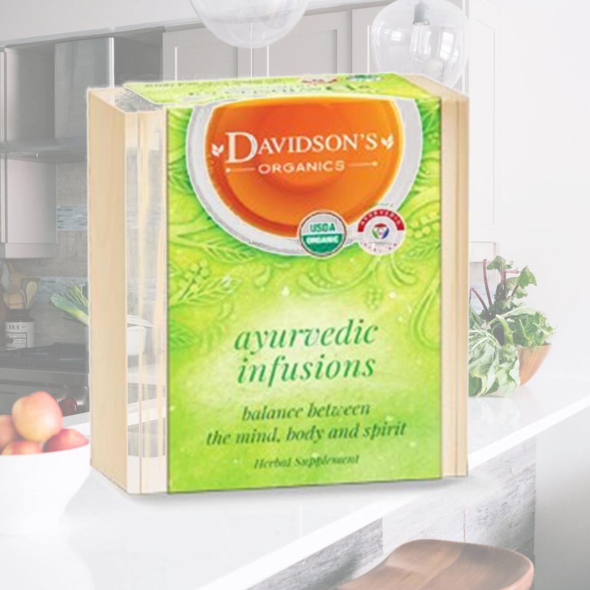 Picture of Davidsons Organics 1300 Single Serve Ayurvedic Infusions De-Congest Tea - 100 Count