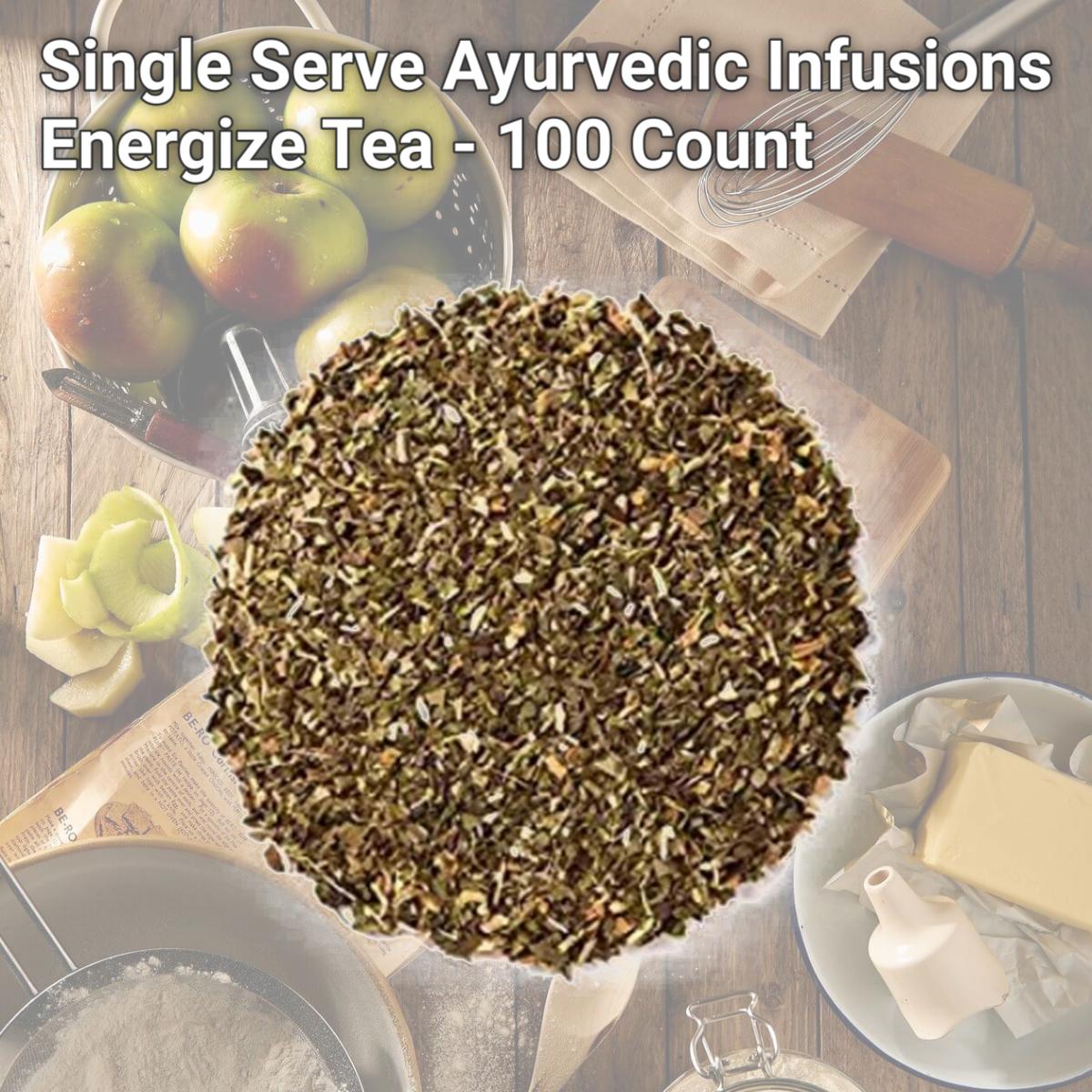 Picture of Davidsons Organics 1303 Single Serve Ayurvedic Infusions Energize Tea - 100 Count