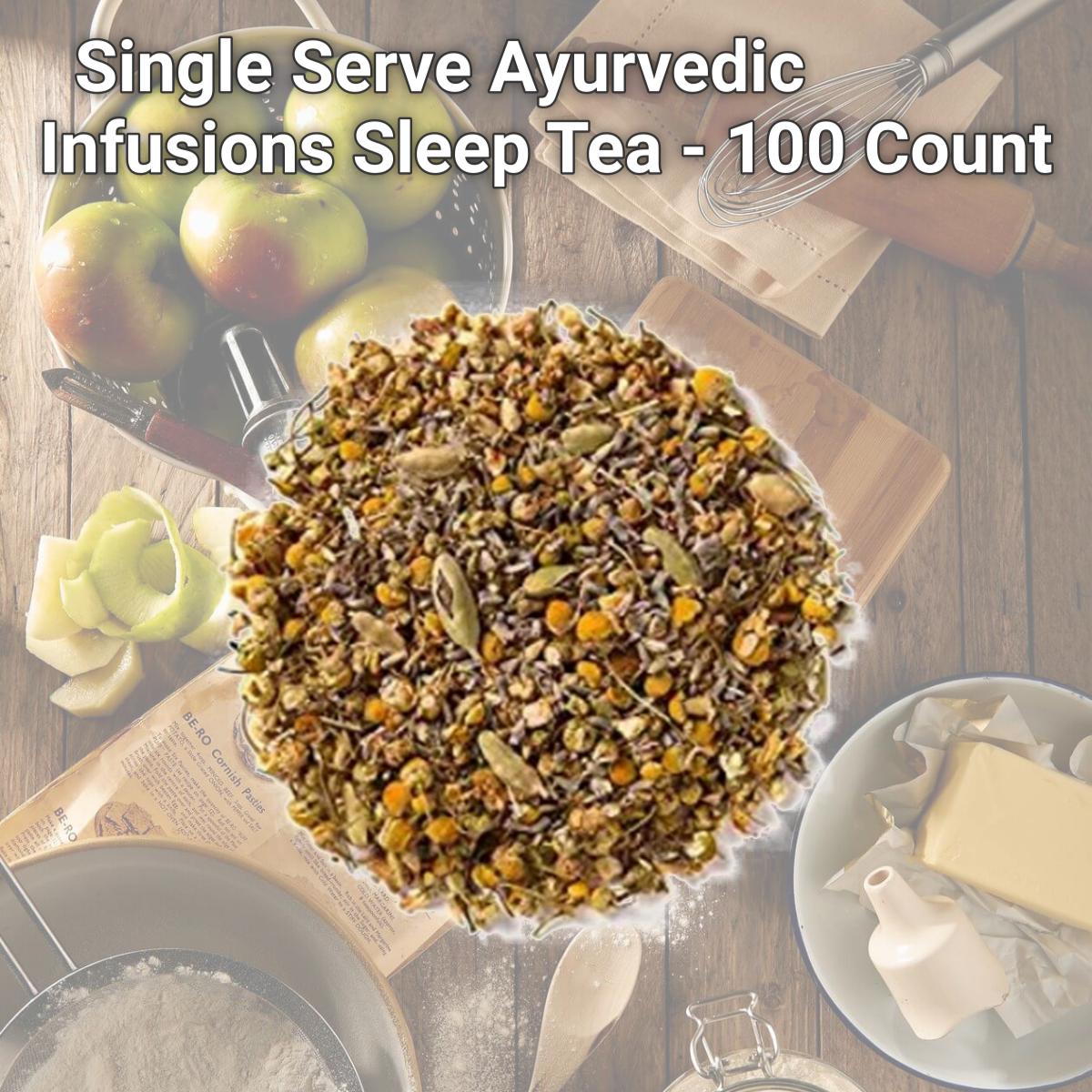 Picture of Davidsons Organics 1305 Single Serve Ayurvedic Infusions Sleep Tea - 100 Count