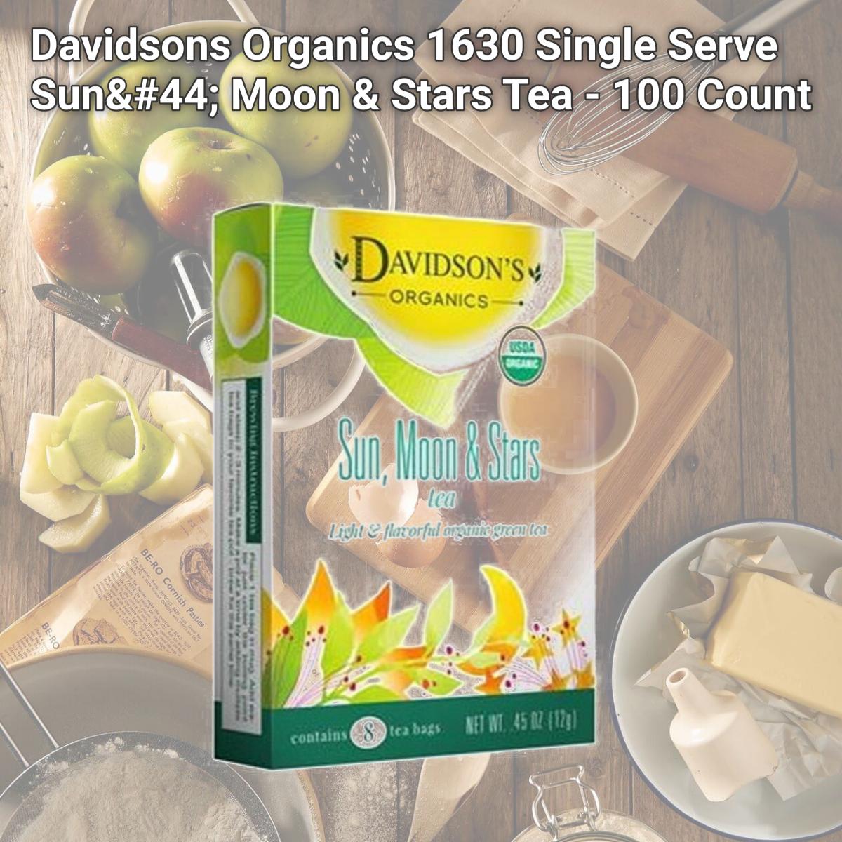 Picture of Davidsons Organics 1630 Single Serve Sun, Moon & Stars Tea - 100 Count
