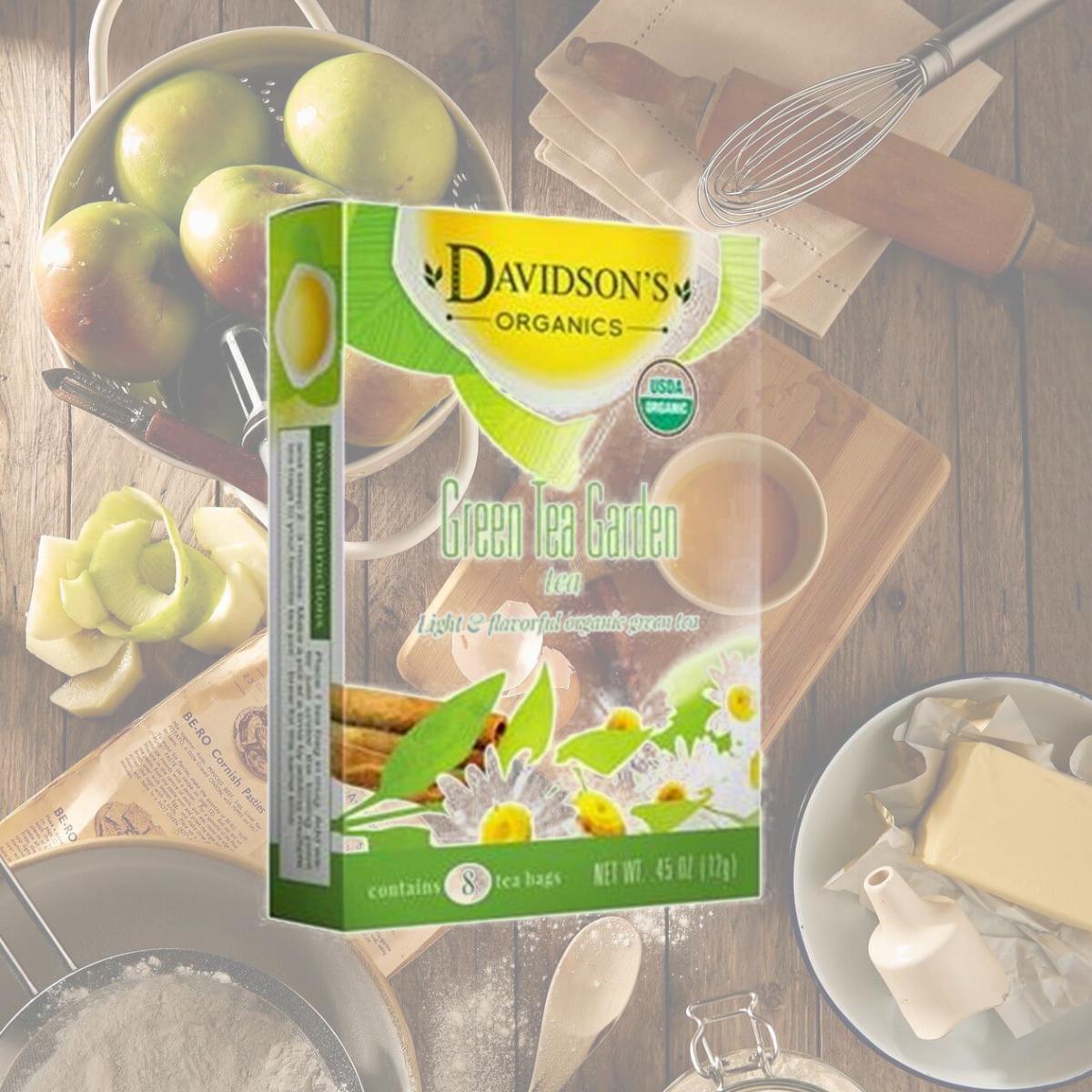 Picture of Davidsons Organics 1632 Single Serve Green Tea Garden - 100 Count