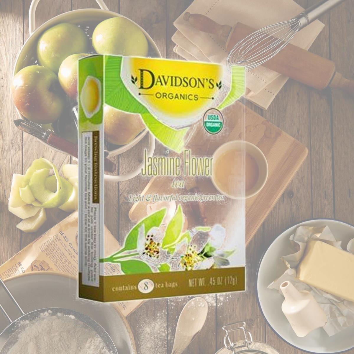 Picture of Davidsons Organics 1634 Single Serve Jasmine Flower Tea - 100 Count