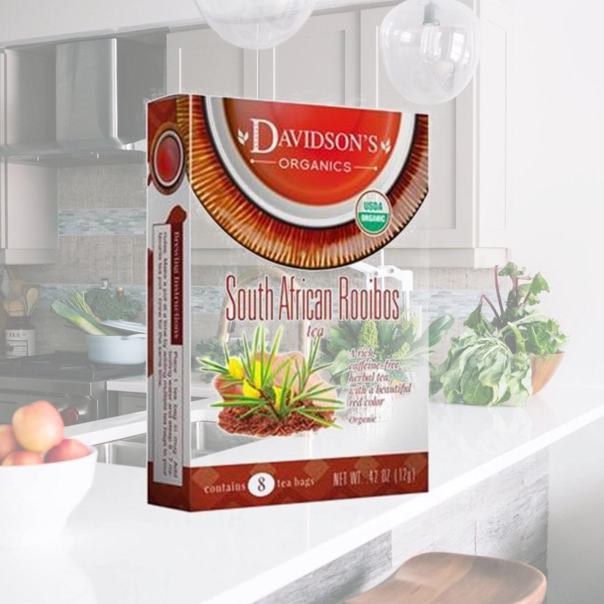 Picture of Davidsons Organics 1635 Single Serve South African Rooibos Tea - 100 Count