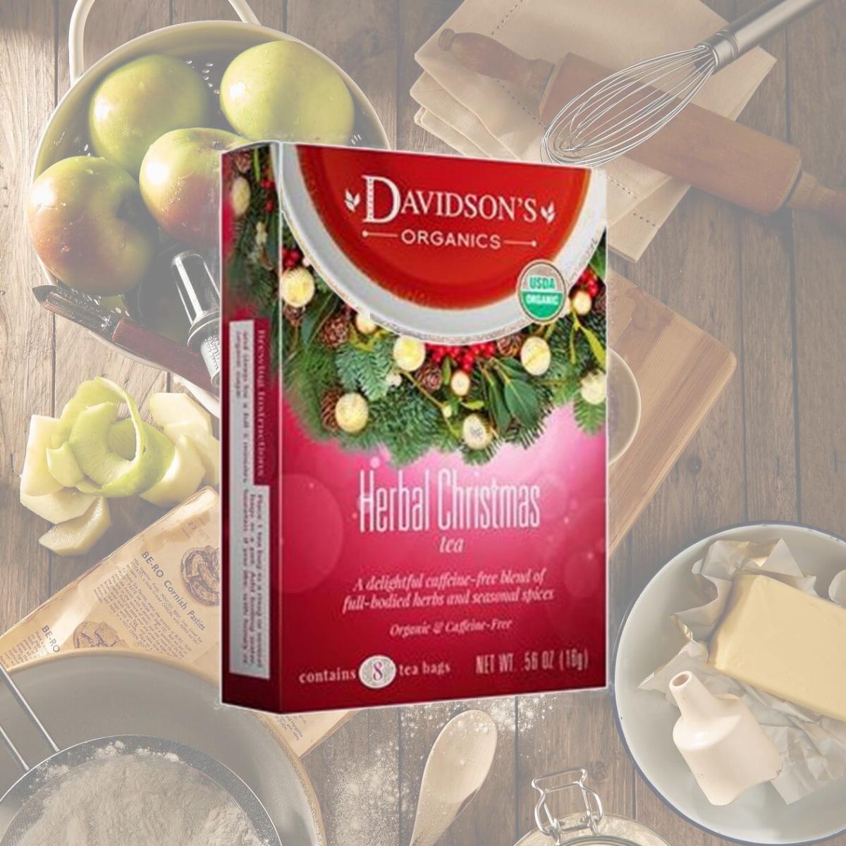 Picture of Davidsons Organics 2085 Herbal Christmas Tea - Pack of 6 & Box of 25