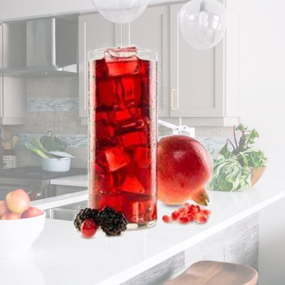 Picture of Davidsons Organics 2385 1 oz Pomegranate Berry Ice Tea - Pack of 48