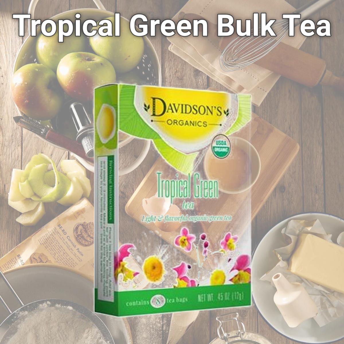 Picture of Davidsons Organics 6511 Tropical Green Bulk Tea