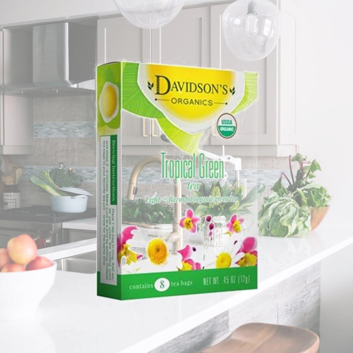 Picture of Davidsons Organics 6511 Tropical Green Bulk Tea