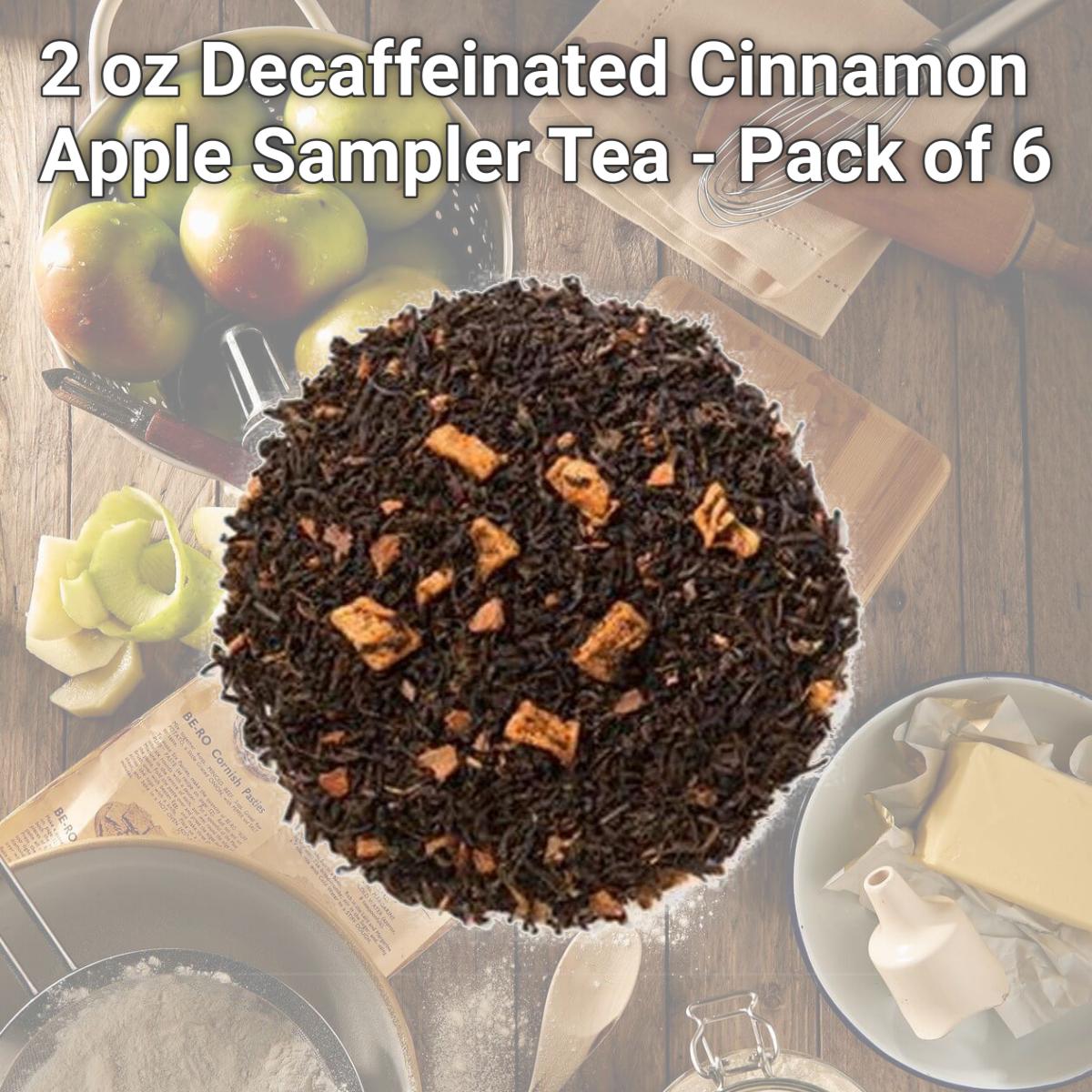 Picture of Davidsons Organics 7371 2 oz Decaffeinated Cinnamon Apple Sampler Tea - Pack of 6
