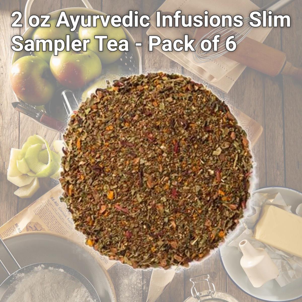 Picture of Davidsons Organics 7538 2 oz Ayurvedic Infusions Slim Sampler Tea - Pack of 6