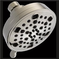 Polished Nickel H2okinetic 5-setting Contemporary Shower Head