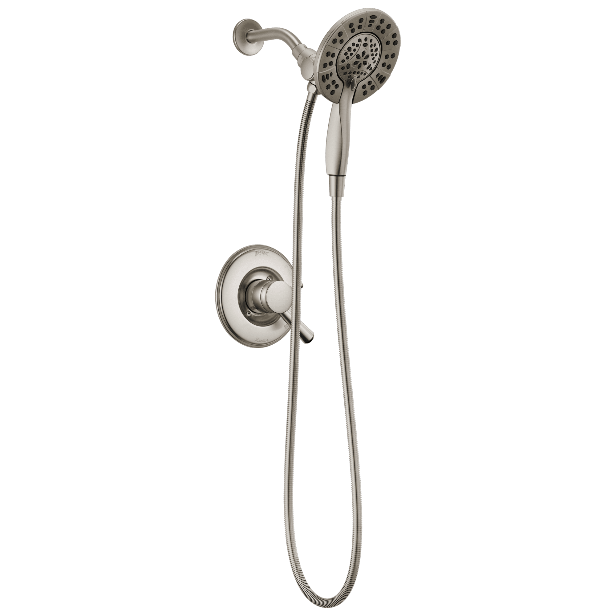 T17293-ss-i Stainless Steel Monitor 17 Series Shower Trim With In2ition Two-in-one Shower