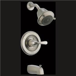 T13420-ssshc 13 Series Brilliance Stainless Classic Monitor Single Function Pressure Balanced Tub & Shower Trim With Touch Clean Shower Head