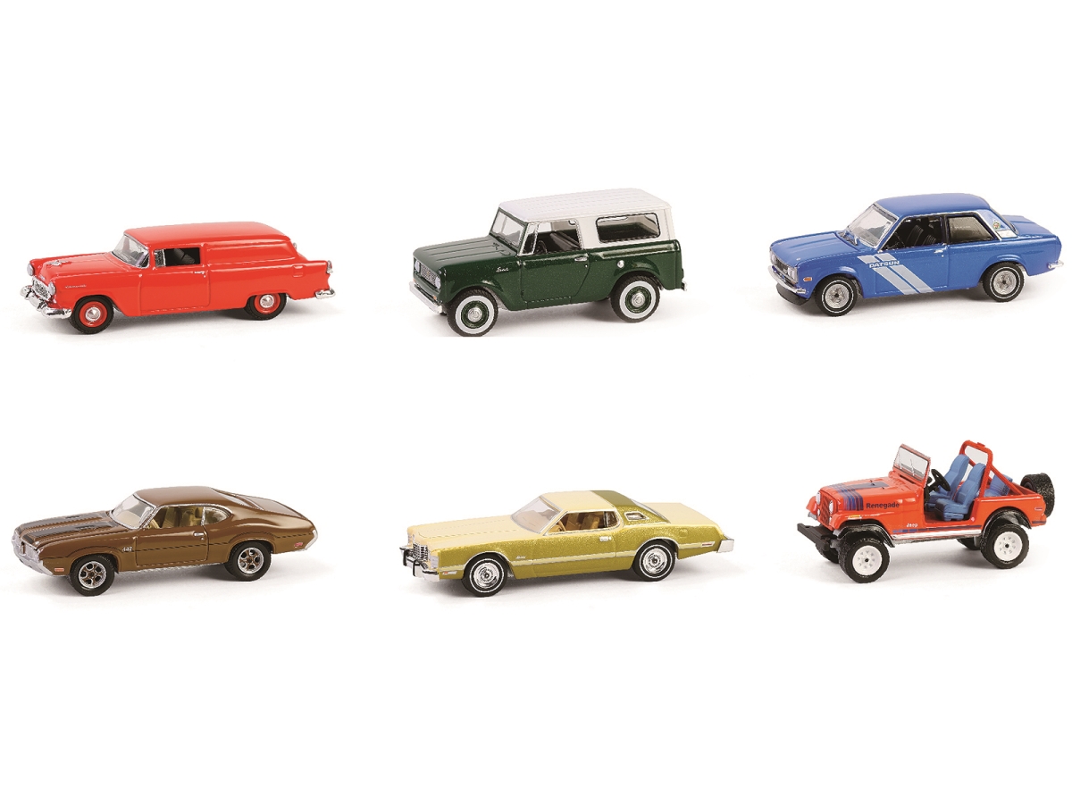 39150SET Vintage Ad Cars Series 11 6 Piece 1-64 Scale Diecast Model Cars Set