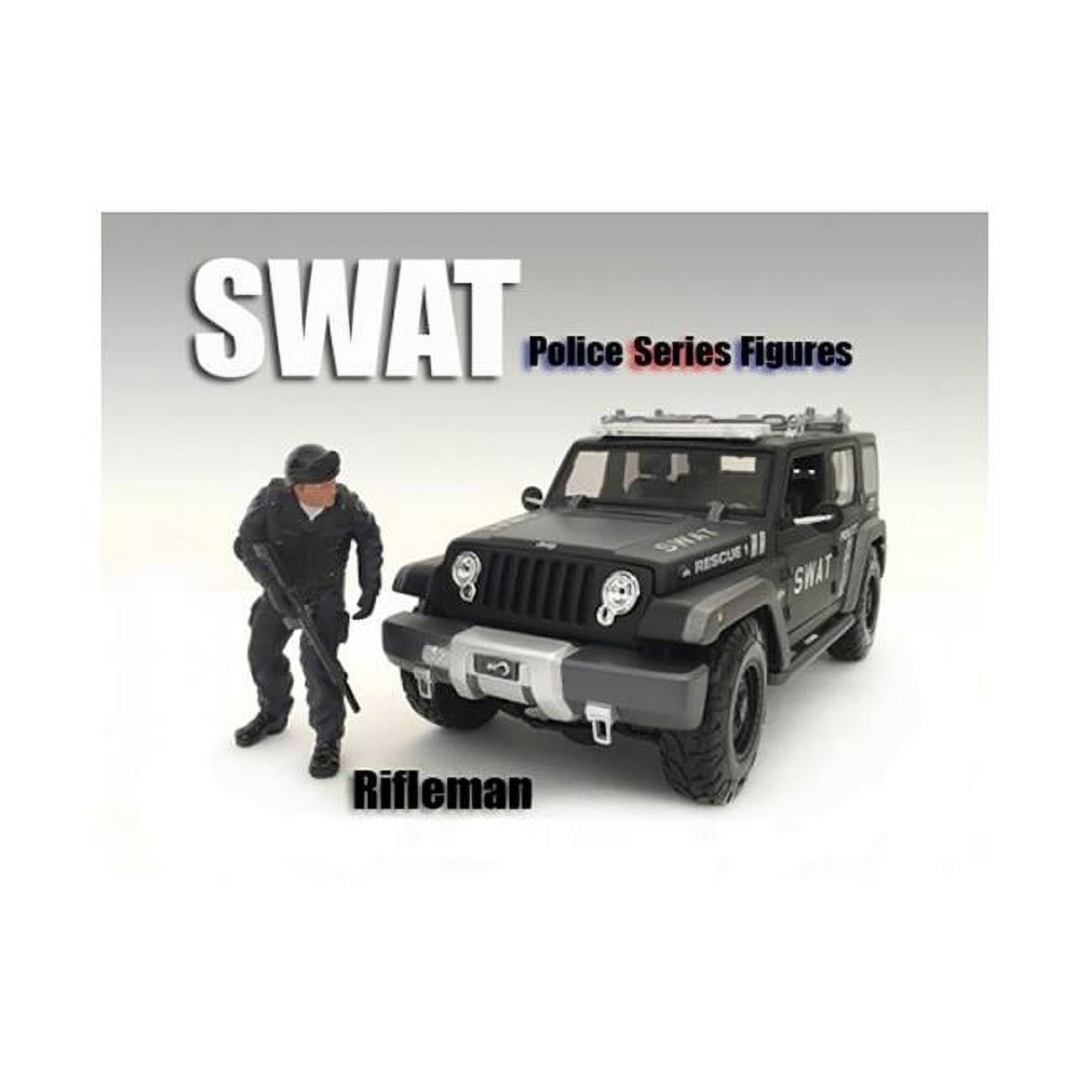 77470 1 By 24 Scale Swat Team Rifleman Figure For Models