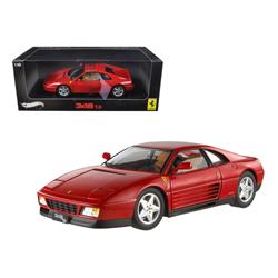 V7436 1 By 18 Scale Diecast 1989 Ferrari 348 Tb Red Elite Edition Model Car