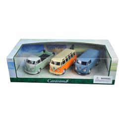 35308 1 By 43 Diecast Volkswagen Buses 3pc Gift Set Model Cars
