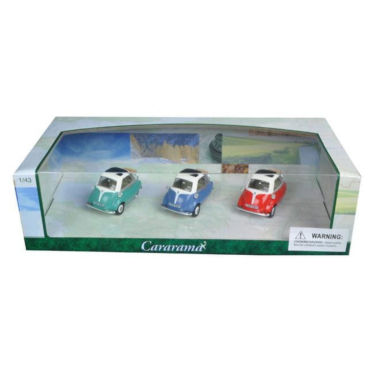 35317 1 By 43 Diecast Bmw Isetta 3pc Gift Set Model Cars