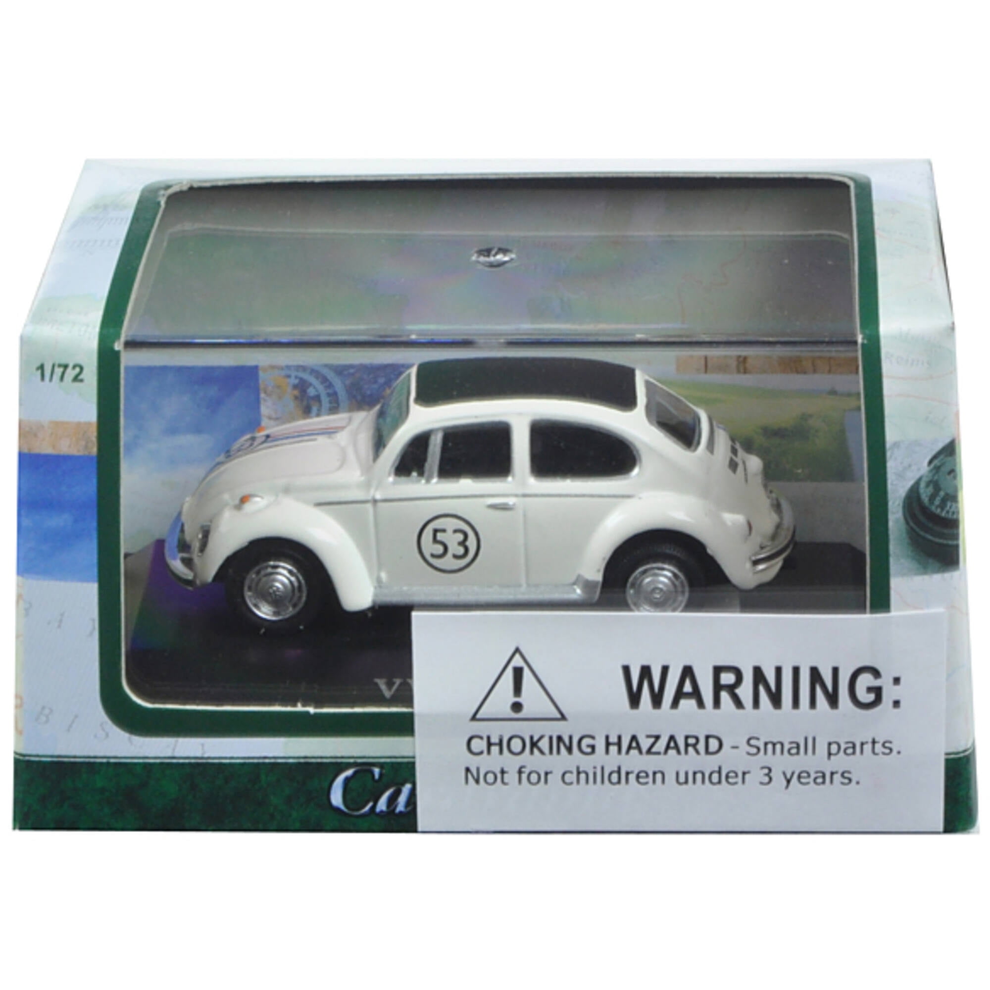 71470 1 By 72 Scale Diecast Volkswagen Beetle 53 In Display Case Model Car