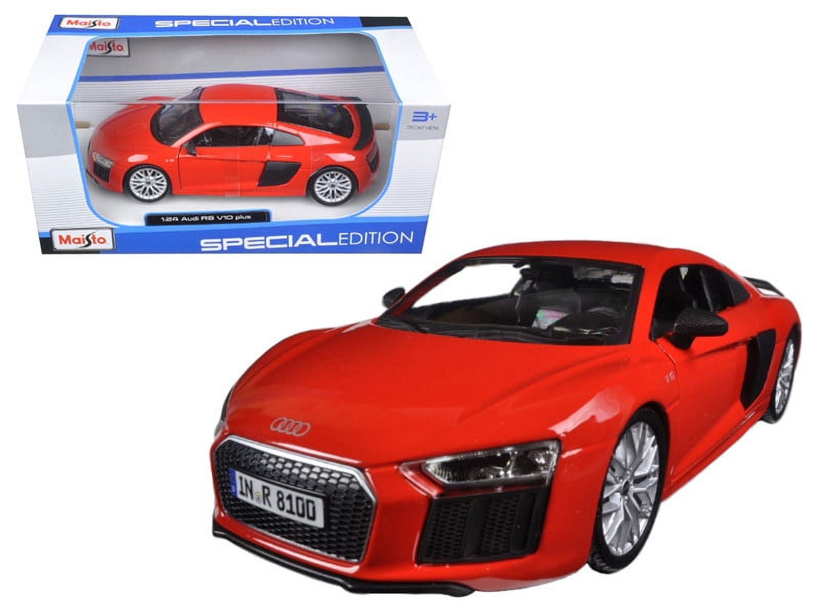 Maisto 31513gry Audi R8 V10 Plus Special Edition Diecast Model Car For 1-24 Scale, Grey