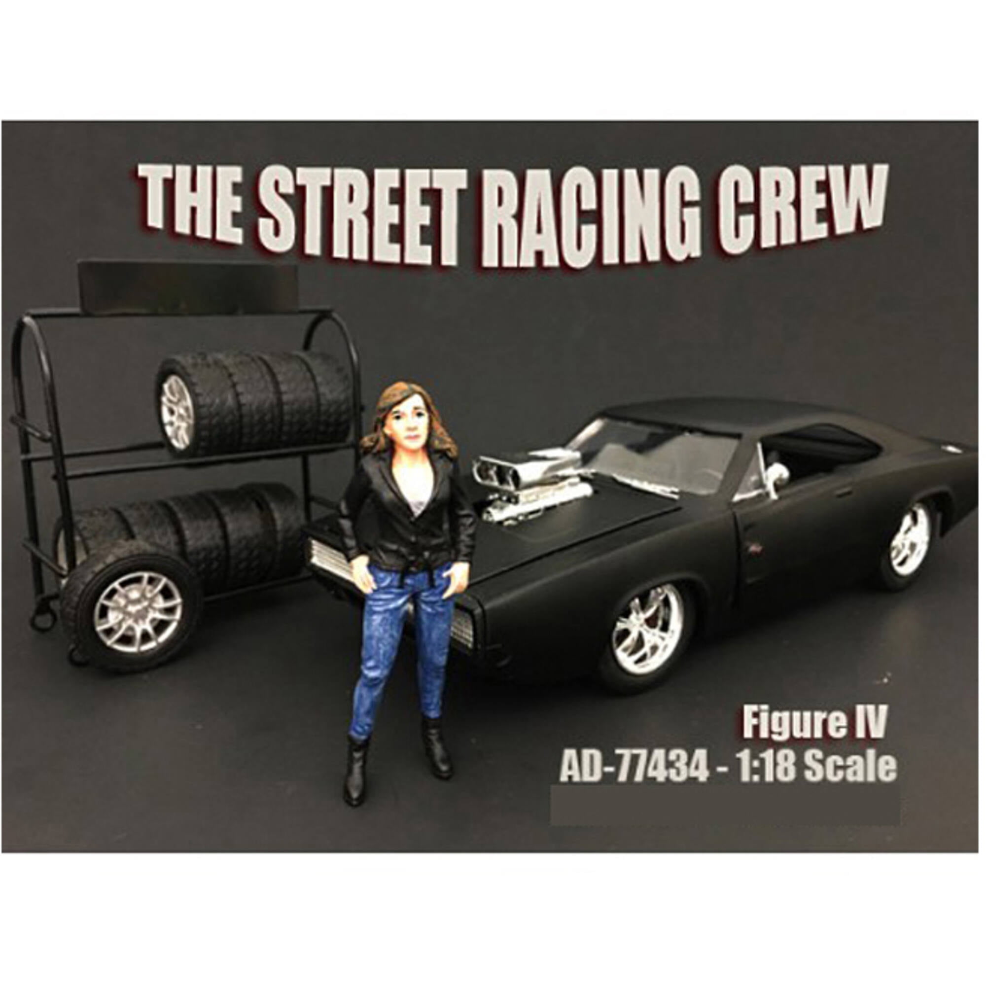 77434 The Street Racing Crew Figure Iv For 118 Scale Models