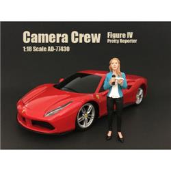 77427-77428-77429-77430 Camera Crew Figure Set For 118 Scale Models Car, 4 Piece
