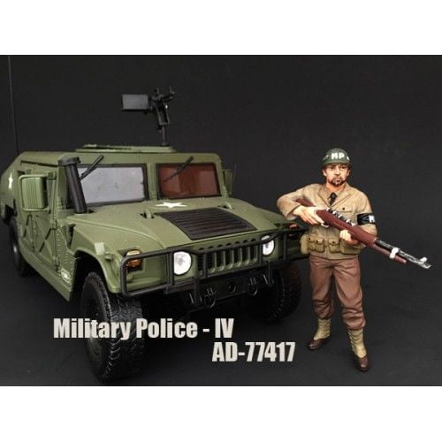 77414 Wwii Military Police Figure I For 1-18 Scale Models