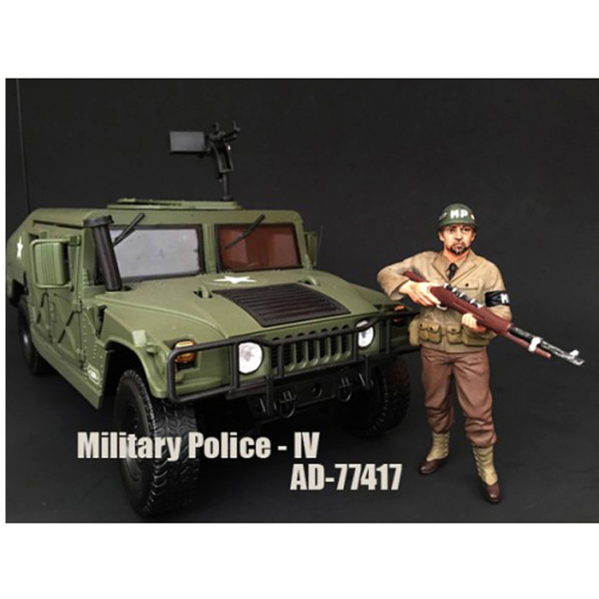 77417 Wwii Military Police Figure Iv For 1-18 Scale Models
